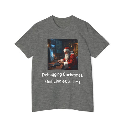 Santa's Code Workshop T-Shirt | Programmer Christmas Humor Tees | Usha Creations