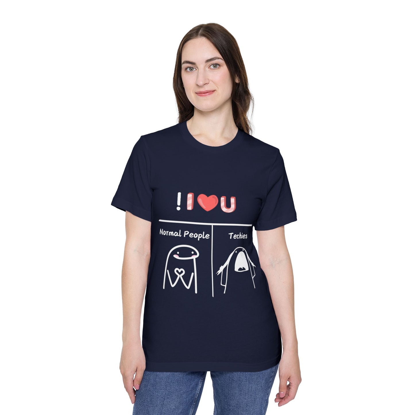 Flork Meme Programmer Logic Love Humor Tech T Shirt | Coding Syntax Meme Tees | Usha Creations