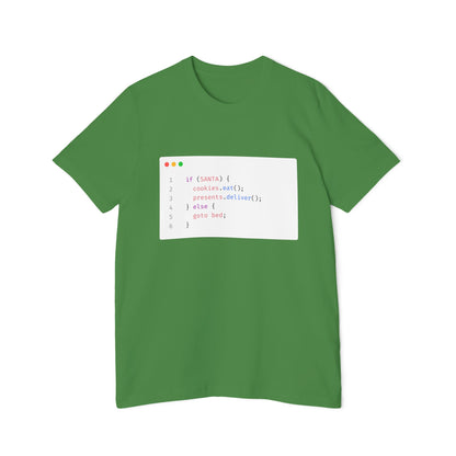 Christmas Code T-Shirt | Developer Holiday Logic 2024 | Programming Santa Humor | Tech Winter Gift | Usha Creations