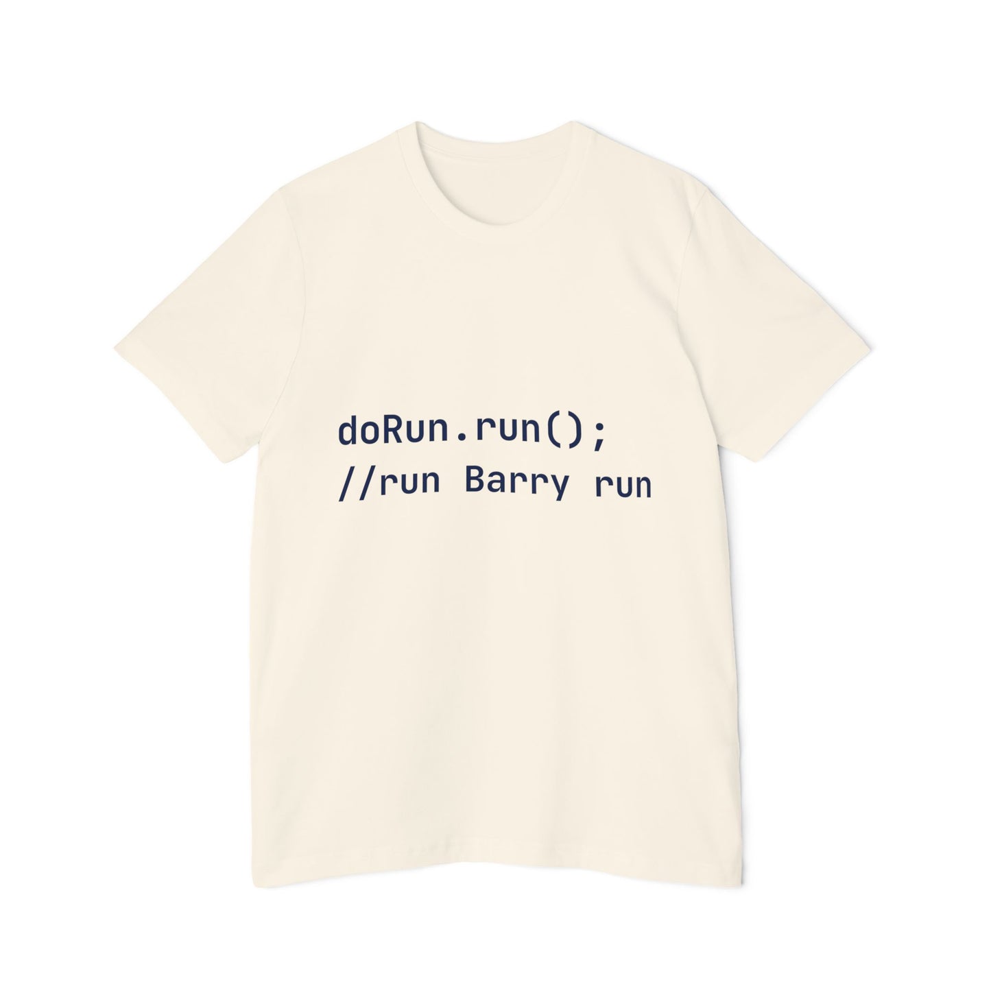 Run Barry Run T-Shirt | Developer Method Call | Pop Culture Code | Usha Creations