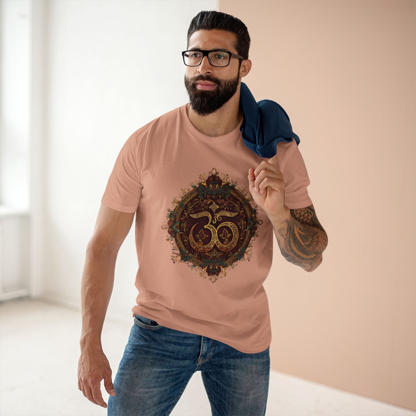 Elegant Om Symbol T-Shirt - VedicTees