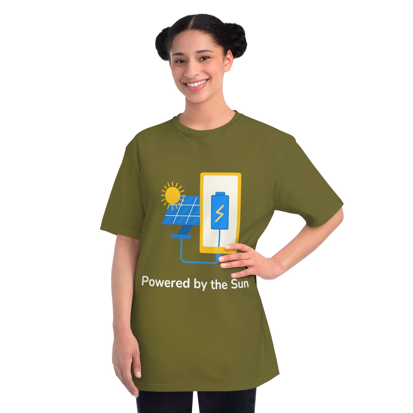 Solar Powered Phone Tee | Eco Tech Energy Shirt | Usha Creations