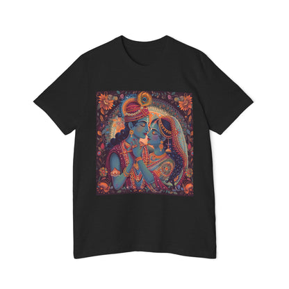 Divine Love Radha Krishna T-Shirt | Spiritual Design