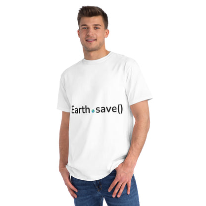 Earth.save() Eco-Coding Tee | Environmental Developer Shirt | Usha Creations