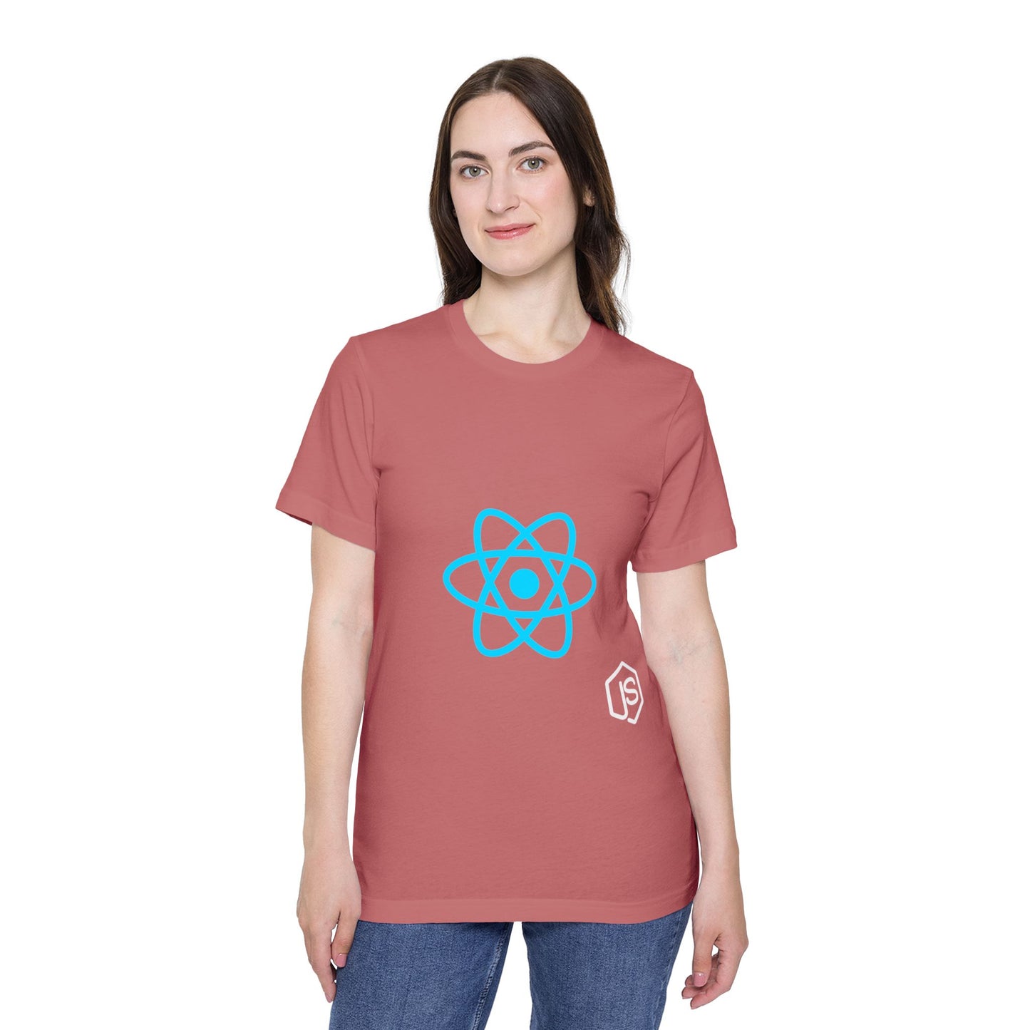 React.js: Component by Component | Frontend Developer T-Shirt | JavaScript UI Framework Apparel | Usha Creations