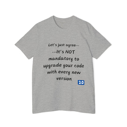 Version Update Resistance T-Shirt | Funny Developer Meme Gift | Programming Humor Tee | Usha Creations