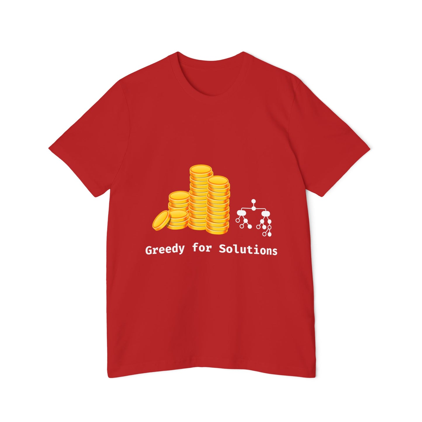 Greedy for Solutions | DSA T-Shirt | Interview Series Tee | Usha Creations