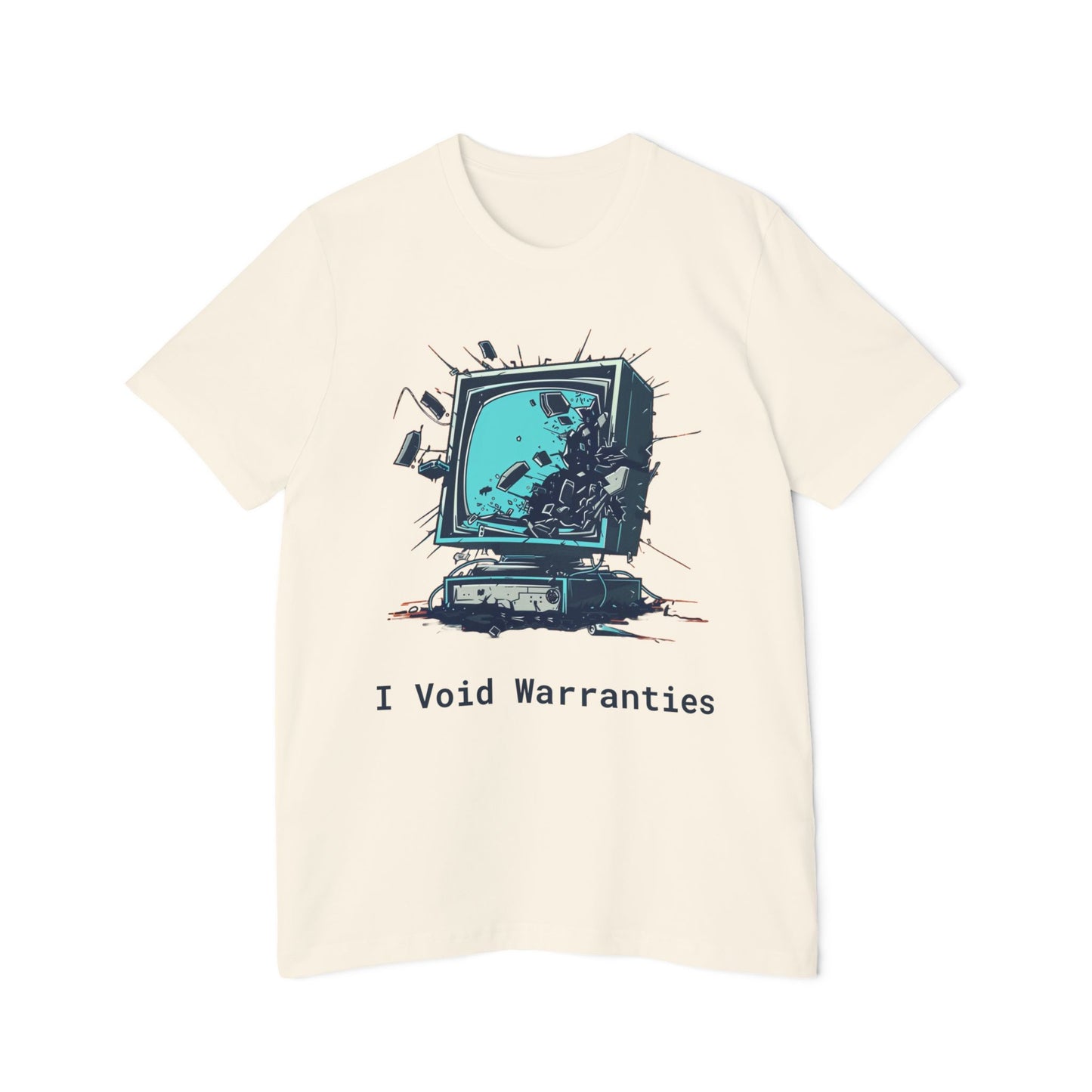 I Void Warranties Tech-Themed T-Shirt