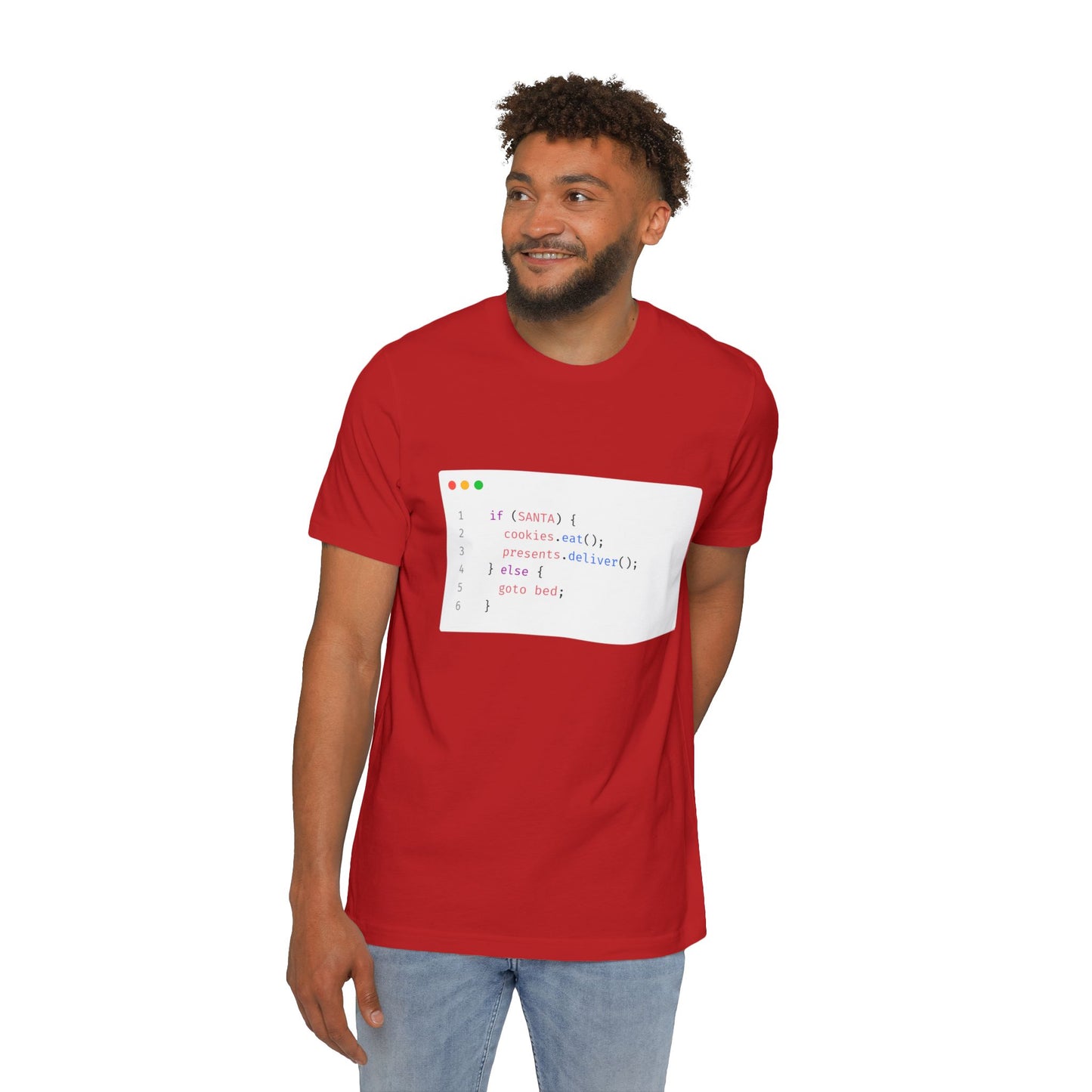 Christmas Code T-Shirt | Developer Holiday Logic 2024 | Programming Santa Humor | Tech Winter Gift | Usha Creations