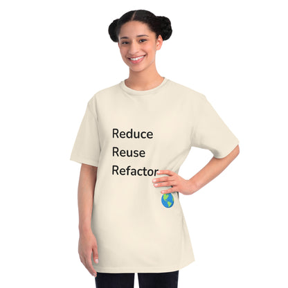 Reduce Reuse Refactor Eco Dev Tee | Green Coding Shirt | Usha Creations