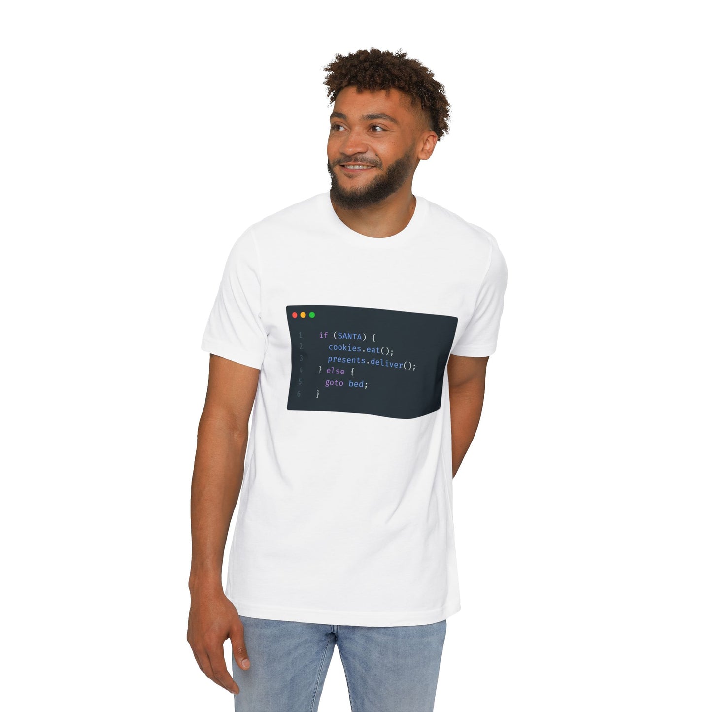 Christmas Code T-Shirt | Developer Holiday Logic 2024 | Programming Santa Humor | Tech Winter Gift | Usha Creations