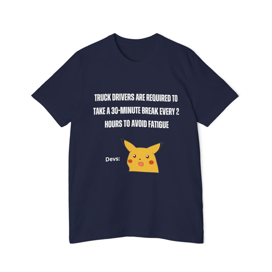 Developer Break Time Surprise Coding Humor T Shirt | Tech Work Culture Meme Tees | Usha Creations