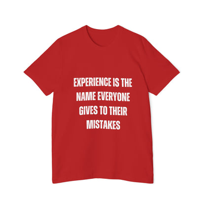 Experience Is the Name Everyone Gives to Their Mistakes | Funny Developer T-Shirt | Programmer Quote Tee | Usha Creations