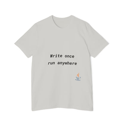 Write Once, Run Anywhere | Java Developer T-Shirt | Funny Coding Shirt | Usha Creations