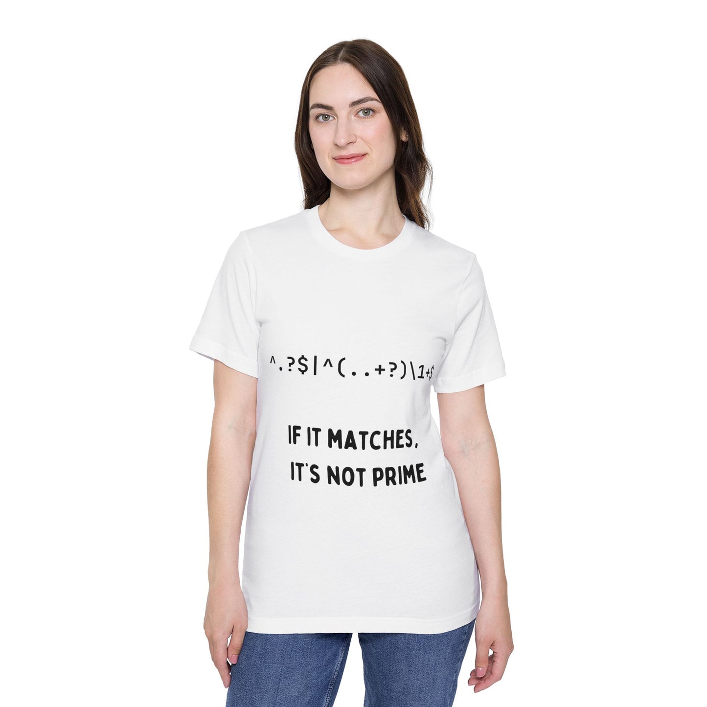 Regex Prime T-Shirt | Math Developer Pattern 2024 | Programming Algorithm Humor | Usha Creations