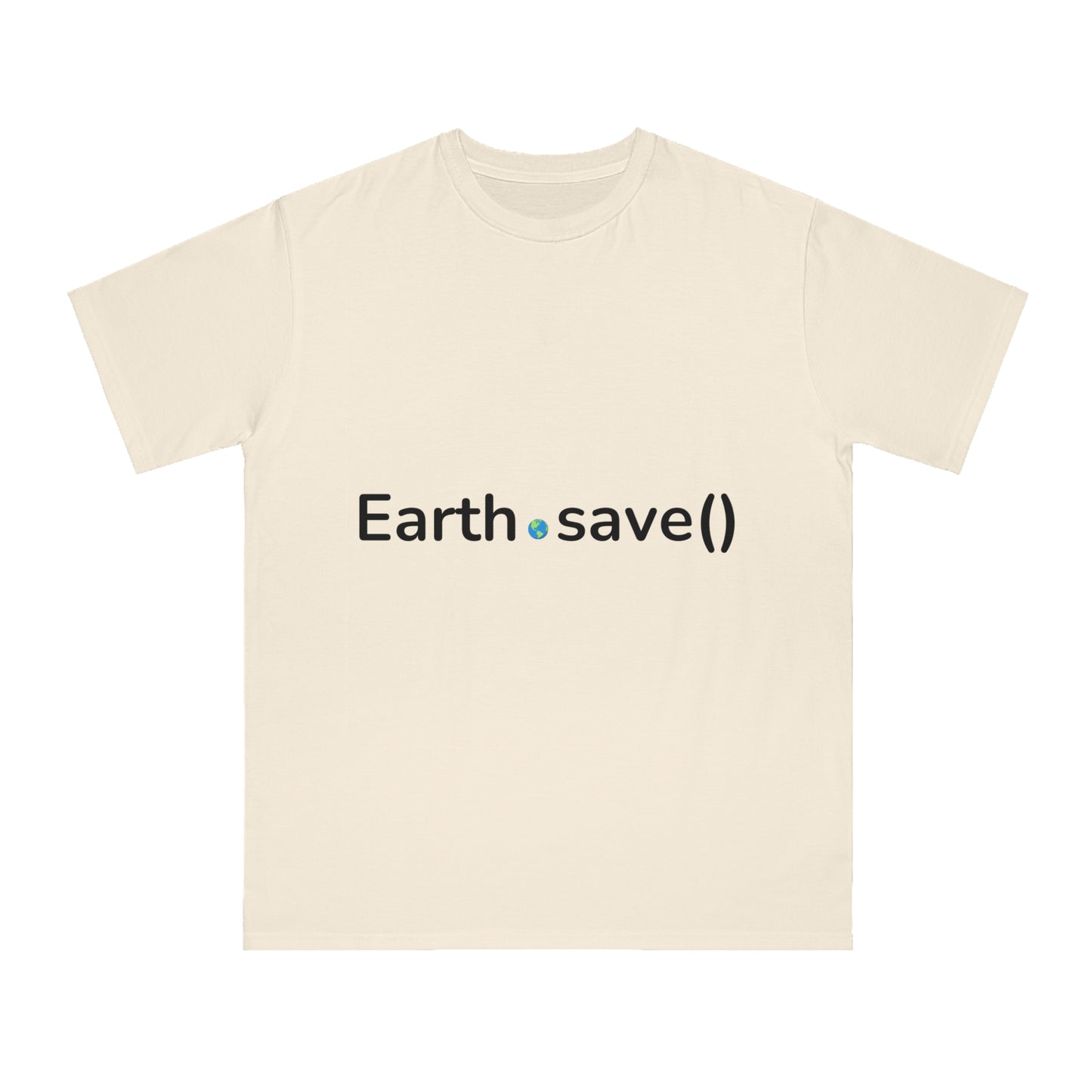 Earth.save() Eco-Coding Tee | Environmental Developer Shirt | Usha Creations