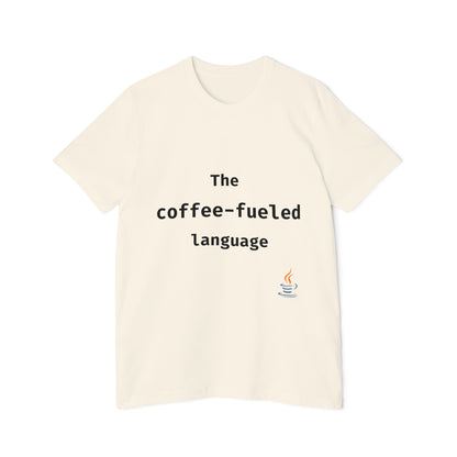 Java: The Coffee-Fueled Language | Funny Java Developer T-Shirt | Usha Creations